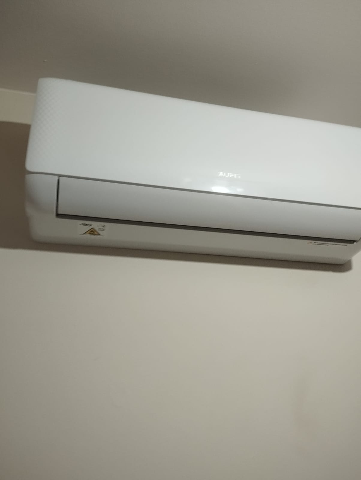 Split Aufit em ambiente residencial
